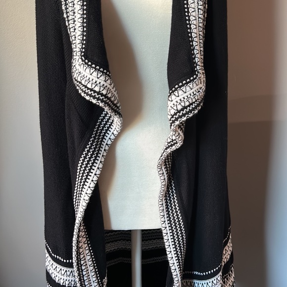 VINCE Women’s Over Sized Long Sweater Vest Open Front Cardigan - Picture 3 of 10